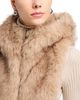 Herno Herno Faux Fur Zip Front Long Hooded Scarf - 6