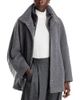 Herno Herno Fringed Alpaca Blend Coat - 1