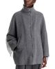 Herno Herno Fringed Alpaca Blend Coat - 3