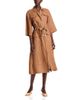 Herno Herno Linen Tie Waist Midi Dress - 1