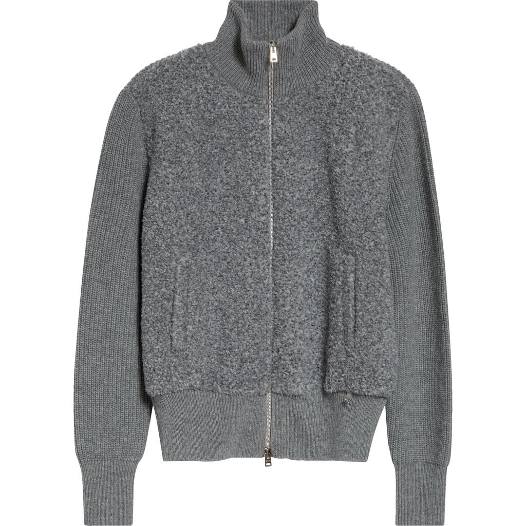 Herno Herno Mixed Media Faux Shearling Jacket