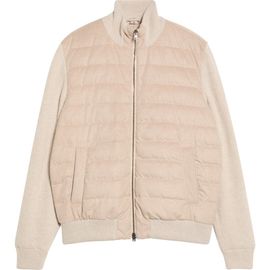 Herno Herno Mixed Media Mélange Cash-Feel Quilted Down Jacket