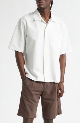 Herno Herno Seersucker Camp Shirt