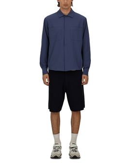 Herno Herno Seersucker Shirt Jacket with Chest Pockets