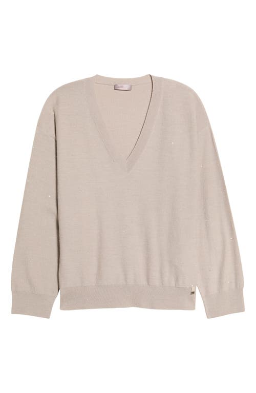 Herno Herno Sequin Embellished Wool Blend Sweater