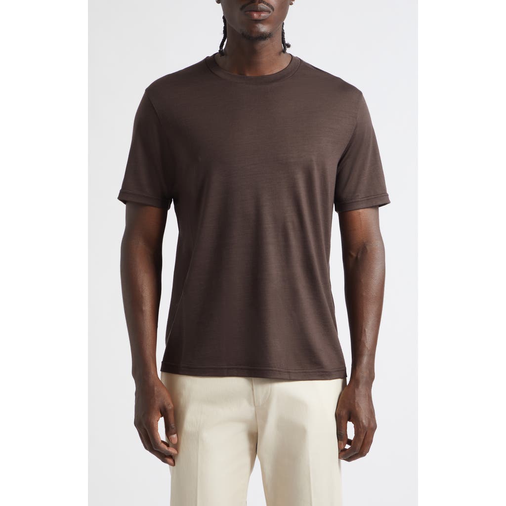 Herno Herno Solid Wool Jersey Crewneck T-Shirt