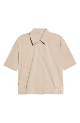 Herno Herno Stretch Modal Blend Button-Up Shirt