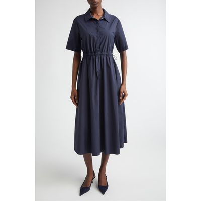 Herno Herno Stretch Nylon Midi Shirtdress