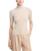 Herno Herno Turtleneck Short Sleeve Rib Knit Wool Sweater - 1