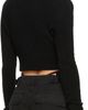 Heron Preston Heron Preston Black Lanyard Clasp Cardigan - 3