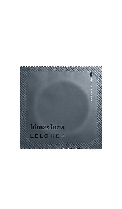 hers hers Ultra Thin Natural Latex Protect Condoms 8 Pack