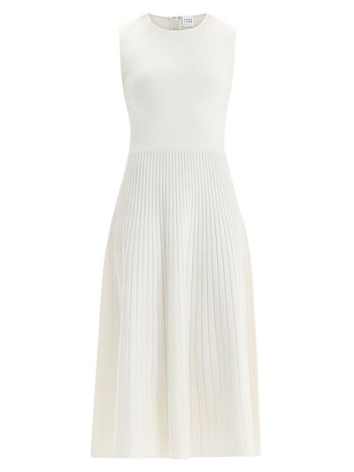 Hervé Léger Women's Cassia Pointelle-Knit Midi-Dress