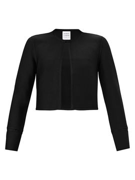 Hervé Léger Women's Lucia Rib-Knit Crop Jacket