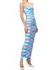 Hervé Léger Women's The Cara Ombré Stripe Gown - 4