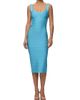Hervé Léger Women's The Clio Bandage Midi-Dress - 3