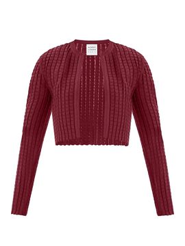 Hervé Léger Women's The Georgina Crop Cardigan