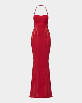 Hervé Léger Women's The Katie Halterneck Bandage Gown