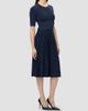 Hervé Léger Women's The Kimberly Pleated Midi Dress - 5