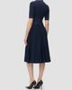 Hervé Léger Women's The Kimberly Pleated Midi Dress - 6