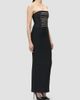 Hervé Léger Women's The Metallic Kayla Bandage Strapless Gown - 6