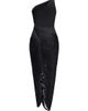 Hervé Léger Women's The Tyra Fringe One-Shoulder Gown - 2
