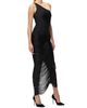 Hervé Léger Women's The Tyra Fringe One-Shoulder Gown - 4