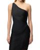 Hervé Léger Women's The Tyra Fringe One-Shoulder Gown - 7