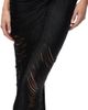 Hervé Léger Women's The Tyra Fringe One-Shoulder Gown - 8