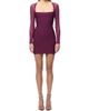 Hervé Léger Women's The Yasmin Sheer-Sleeve Minidress - 2