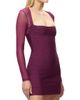 Hervé Léger Women's The Yasmin Sheer-Sleeve Minidress - 5