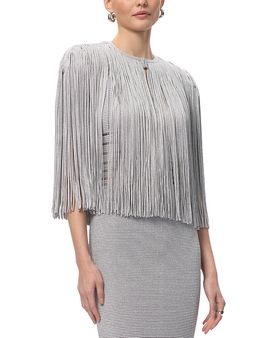 Herve Leger Herve Leger Metallic Fringe Cape