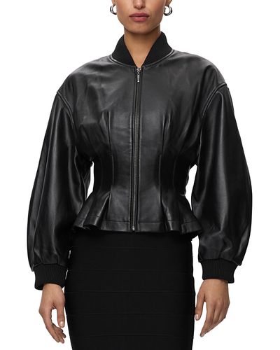Herve Leger Herve Leger The Aven Leather Jacket