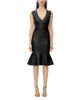 Herve Leger Herve Leger The Metallic Sophie Flounce Dress - 1