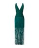 Herve Leger Herve Leger Tiered Fringe Gown - 5