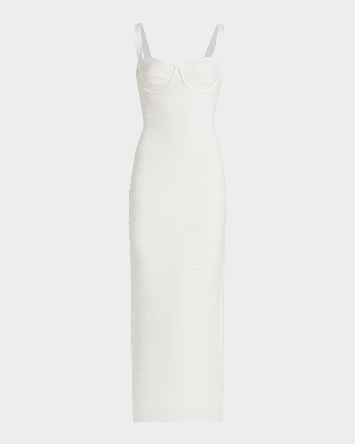 Herve Leger Muse Bandage Sweetheart Body-Con Gown