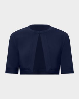 Herve Leger The Marie Cropped Crewneck Bolero