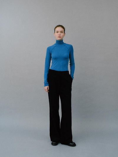 HESS Corduroy Straight Classic Pants [Black]