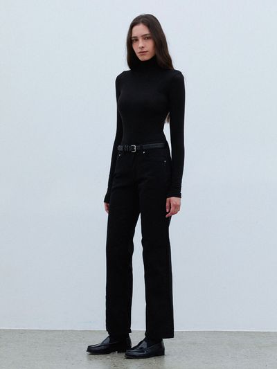 HESS Cotton Straight Denim - Black