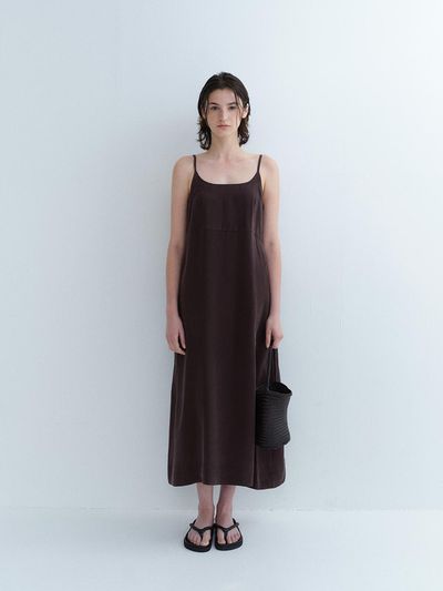 HESS Cupra Sleeveless Dress - Black