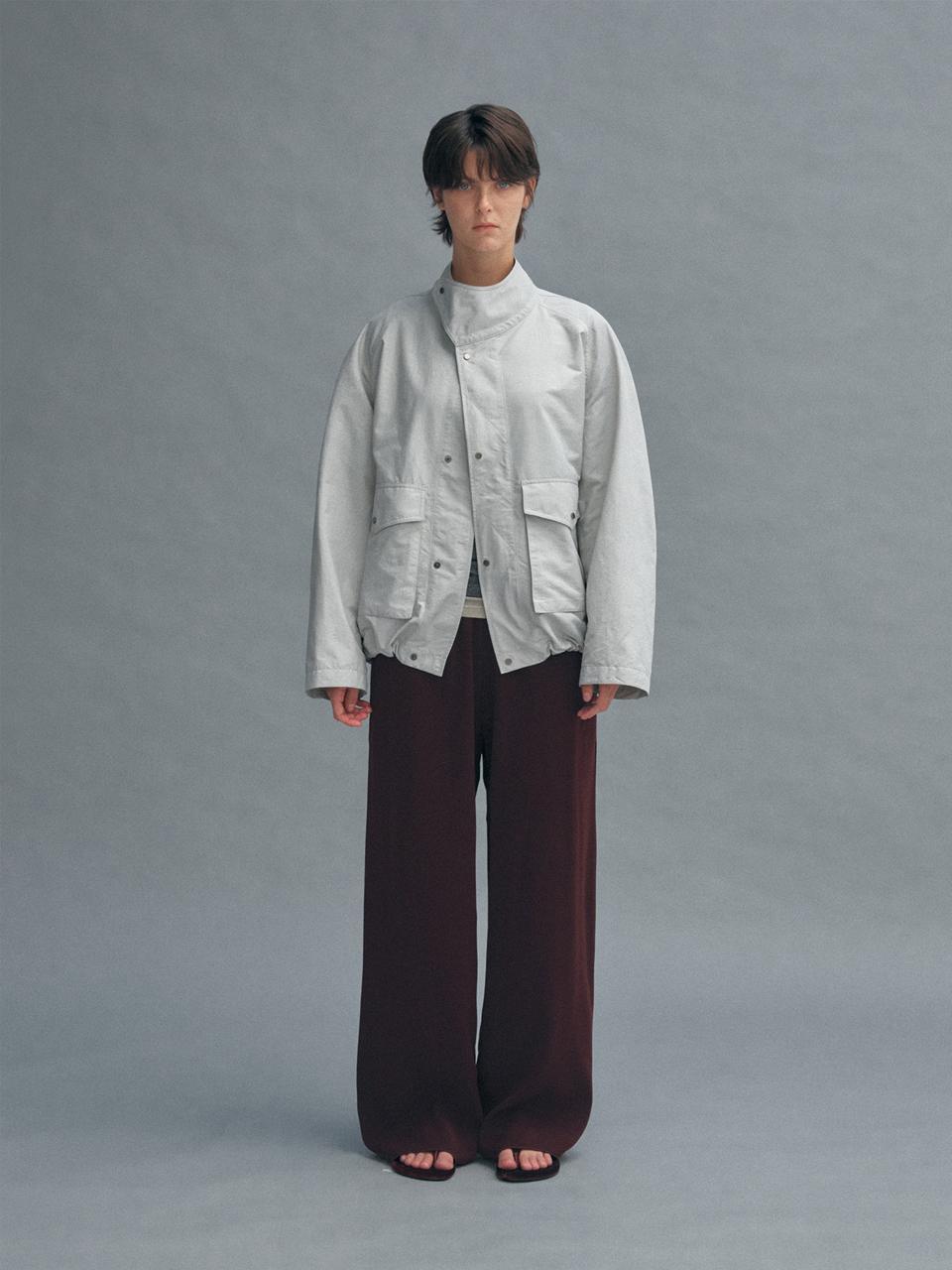 HESS High Neck Field Jumper - Light Gray