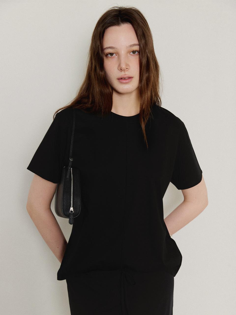 HESS Point Line Basic T-Shirt [Black]