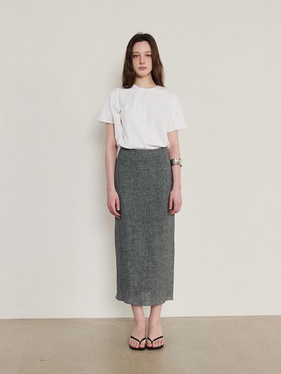 HESS Point Line Basic T-Shirt [White]