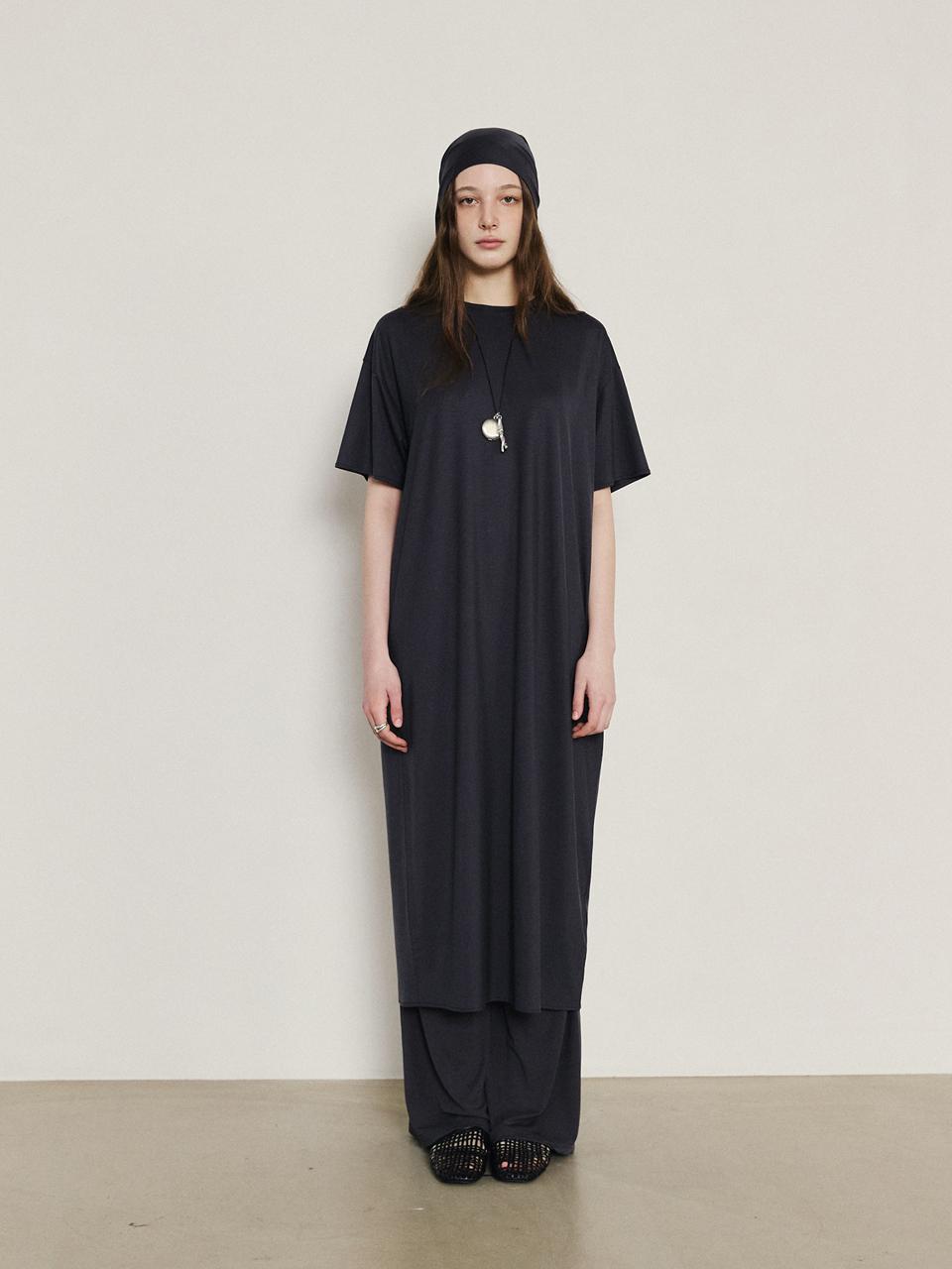 HESS Rouge BANDING Wide Pants [Charcoal]