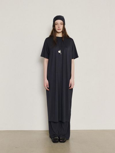 HESS Rouge BANDING Wide Pants [Charcoal]