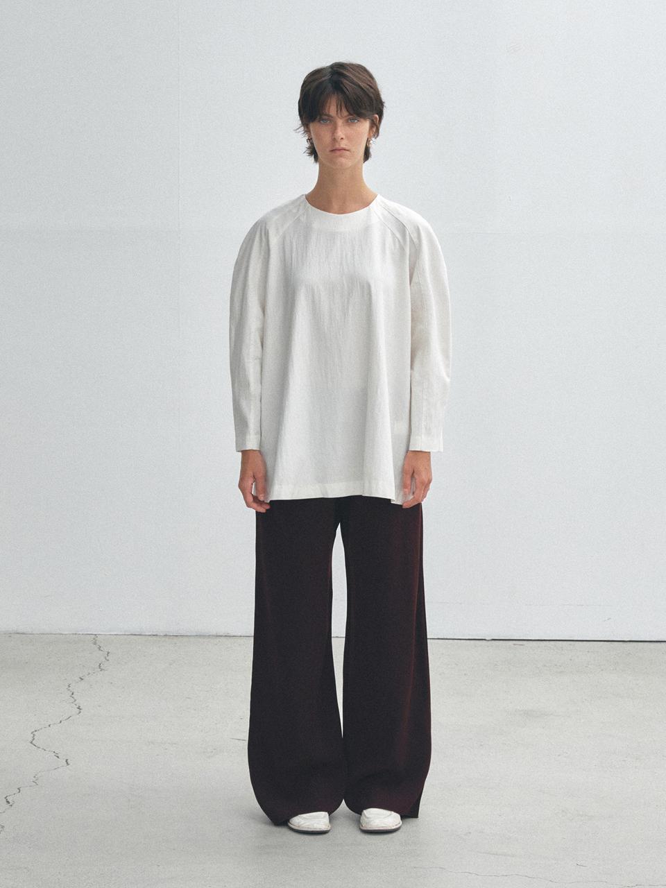 HESS Wide Banding Pants - Dark Burgundy