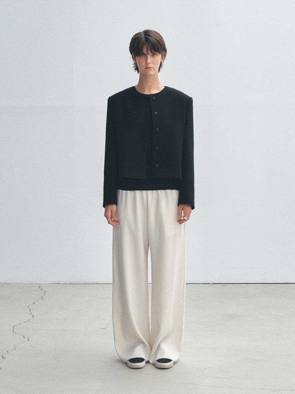 HESS Wide Banding Pants - Light Beige