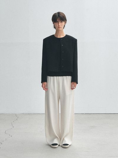 HESS Wide Banding Pants - Light Beige