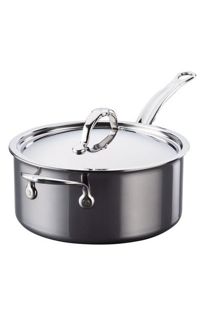 Hestan Hestan NanoBond 4-Quart Helper Handle Saucepan with Lid