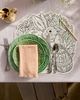 Hester & Cook Bunny Wreath Coloring Paper Placemats, Set of 12 - 1