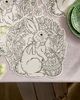 Hester & Cook Bunny Wreath Coloring Paper Placemats, Set of 12 - 2